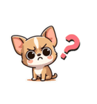 可愛いわんこ(チワワ・ビーグル・ミニピン)（個別スタンプ：4）