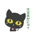 【毎日使える】黒猫ちゃん（個別スタンプ：19）