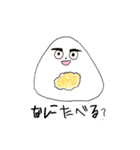 pippiの手書きおにぎりさんスタンプ（個別スタンプ：21）