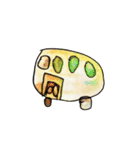 子どもの絵（カラーバージョン）（個別スタンプ：14）