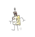 子どもの絵（カラーバージョン）（個別スタンプ：17）