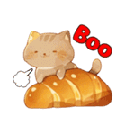 可愛らしい猫と面白いパンのスタンプ（個別スタンプ：23）