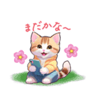 毎日使える パーカーねこ 日常 敬語 子猫（個別スタンプ：40）