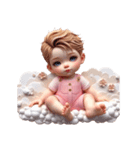 天使の赤ちゃん 絵文字（個別スタンプ：26）