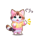 毎日使える パーカーねこ 敬語 日常 アニメ（個別スタンプ：28）