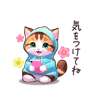 毎日使える パーカーねこ 敬語 日常 アニメ（個別スタンプ：32）