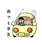 運転おさげ女子（個別スタンプ：6）