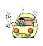 運転おさげ女子（個別スタンプ：8）