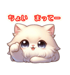パール色の猫の楽しい日常（関西弁）（個別スタンプ：19）