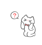 赤推しねこ(敬語)（個別スタンプ：12）