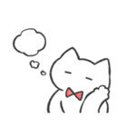 赤推しねこ(敬語)（個別スタンプ：21）