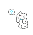 水色推しねこ(敬語)（個別スタンプ：12）