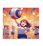 Volleyball Sweeties 2（個別スタンプ：6）