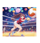 Volleyball Sweeties 2（個別スタンプ：7）