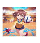 Volleyball Sweeties 2（個別スタンプ：17）