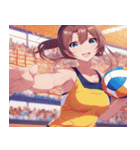 Volleyball Sweeties 2（個別スタンプ：18）