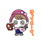 りぼんOLのお出かけ（個別スタンプ：16）