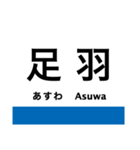 越美北線(九頭竜線)の駅名スタンプ（個別スタンプ：4）