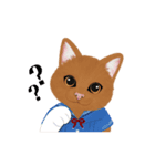 ゴージャスな猫の絵文字Gwendolyn Marjorie（個別スタンプ：22）