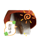 苔氏家のゆかいな仲間たち(ナメツムver.)（個別スタンプ：3）