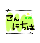毎日使える文字 一言シリーズ丁寧語（個別スタンプ：2）