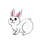 小さなおてんばうさぎ（個別スタンプ：1）