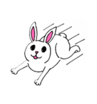 小さなおてんばうさぎ（個別スタンプ：3）