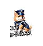 イヌの警察官風★SP [BIG]（個別スタンプ：7）