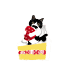 05 ペット on the cake♡【valentine】（個別スタンプ：13）