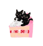 05 ペット on the cake♡【valentine】（個別スタンプ：18）