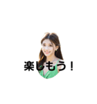 頑張って女子（個別スタンプ：10）