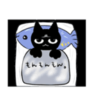 黒猫もちこ（個別スタンプ：24）