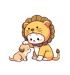 きぐるみネコ【ライオン】2（個別スタンプ：22）