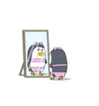 ペンギンのキャサリンの恋（個別スタンプ：8）