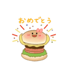 ハッピー！ハンバーガー（個別スタンプ：8）