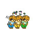 3BEAR BROS.クマ三兄弟スタンプvol.1（個別スタンプ：16）