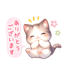 敬語の猫さんたち（個別スタンプ：13）