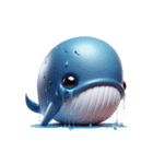 無辜な青いクジラ 絵文字(Mukona aoi kujir（個別スタンプ：19）