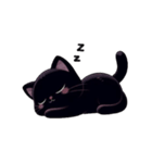 黒猫ちゃんの日常1（個別スタンプ：3）