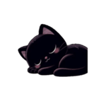 黒猫ちゃんの日常1（個別スタンプ：4）