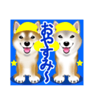 柴犬豆助元太兄弟のラインスタンプだぜ！（個別スタンプ：23）