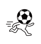 頭がサッカーボールの白い子供の日常版（個別スタンプ：31）