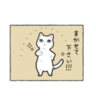 表情筋が死んだ猫（個別スタンプ：5）