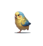 AI・インコ(言葉なし)（個別スタンプ：4）