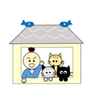 若様と3匹の猫たち（個別スタンプ：36）