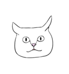 猫ミーム風ヘンガオ猫(文字なし)（個別スタンプ：6）