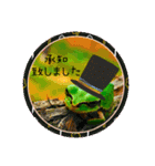 可愛いカエル達（個別スタンプ：10）