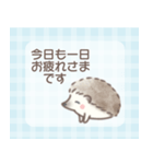 敬語＊ハリネズミとシマエナガ（個別スタンプ：3）