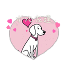 ピンク犬 JOJO（個別スタンプ：3）