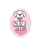 ピンク犬 JOJO（個別スタンプ：5）